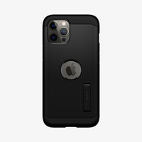 ACS01626 - iPhone 12 Pro Max Case Tough Armor in black showing the back